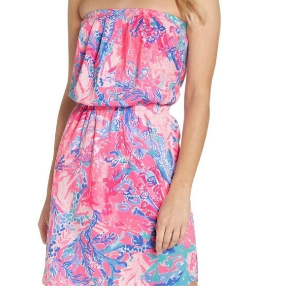 Womens Lilly Pulitzer Strapless Dress - Picture 1 of 4